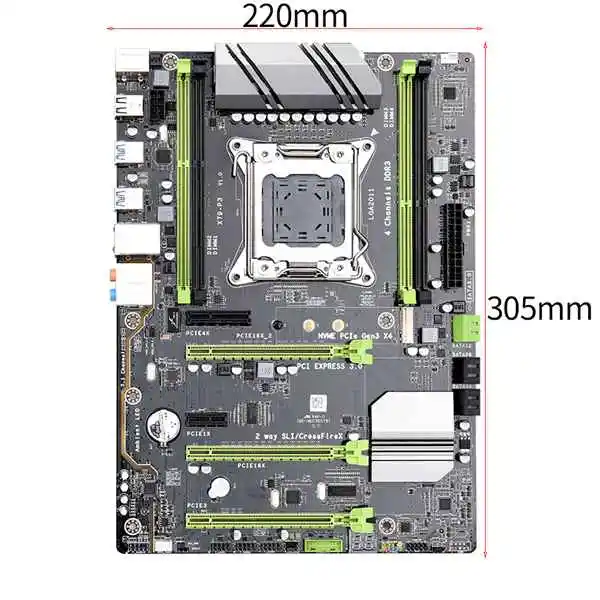 Черная X79-P3 игровая материнская плата, LGA 2011 ATX Поддержка Intel Xeon Core cpu 4X32 GB 128GB DDR3 ram память PCI-E X16 для рабочего стола