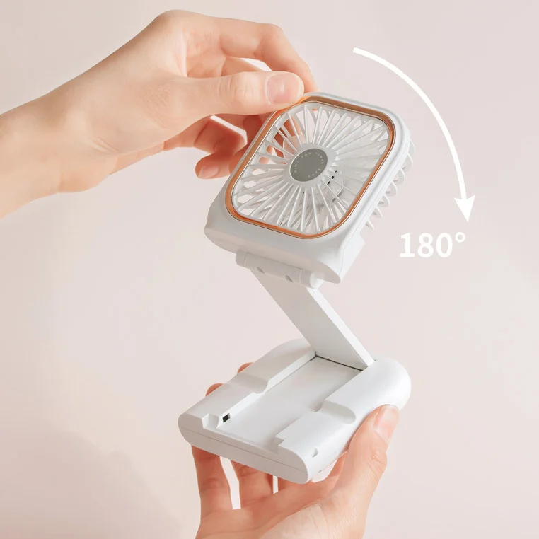 Мини вентилятор складной USB маленький ветровой лгп немой Портативный для