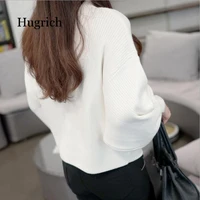 2020 New Womens Coarse Wool Sweater Warm Spring Autumn Winter Casual Sleeved Pullover