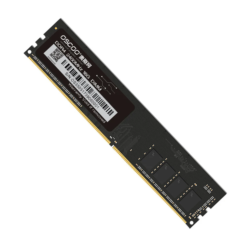 

OSCOO DDR4 Memory Bar 4GB/8GB/16GB 2400Mhz Desktop DDR4 Motherboard 288Pin 1.2V LONG DIMM Desktop Memory