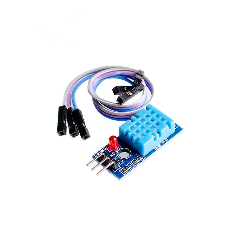 

DHT11 Module Single Bus Digital Temperature and Humidity Sensor Arduino Electronic Building Blocks to Send DuPont Line