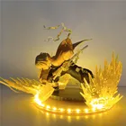 Фигурка аниме Demon Slayer Zenitsu DIY светодиодный Set Ichiban Kimetsu no Yaiba фигурки лампы ПВХ игрушки флэш-эффект коллекция куклы