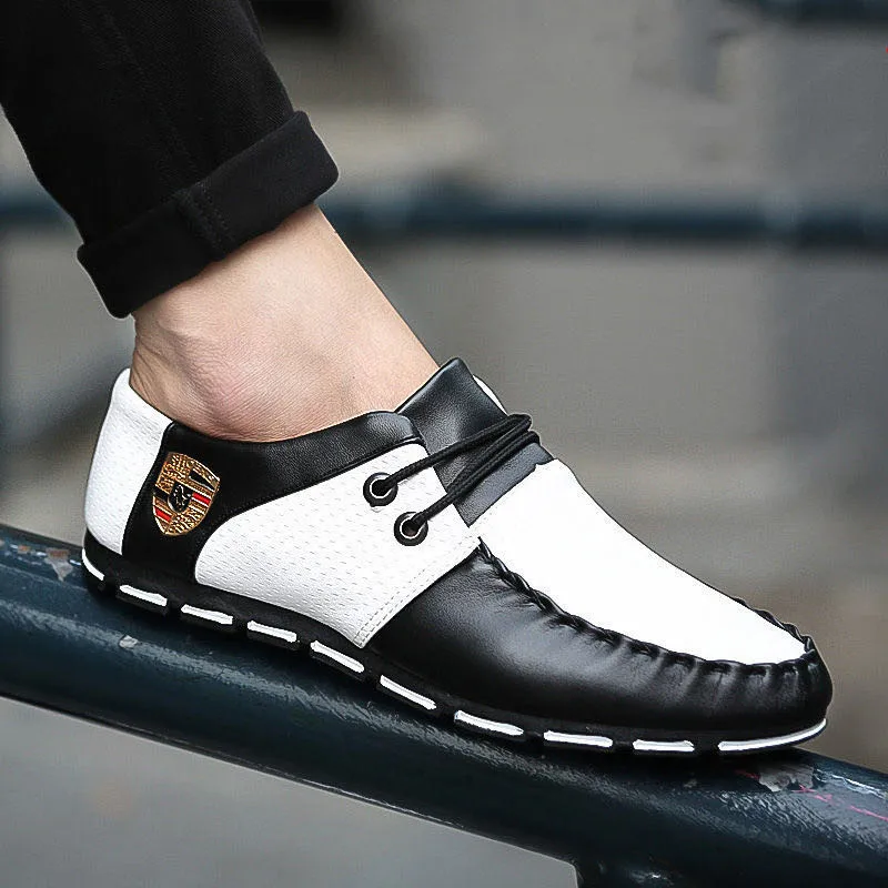 Новинка Мужская деловая обувь в британском стиле Корейский стиль Повседневная
