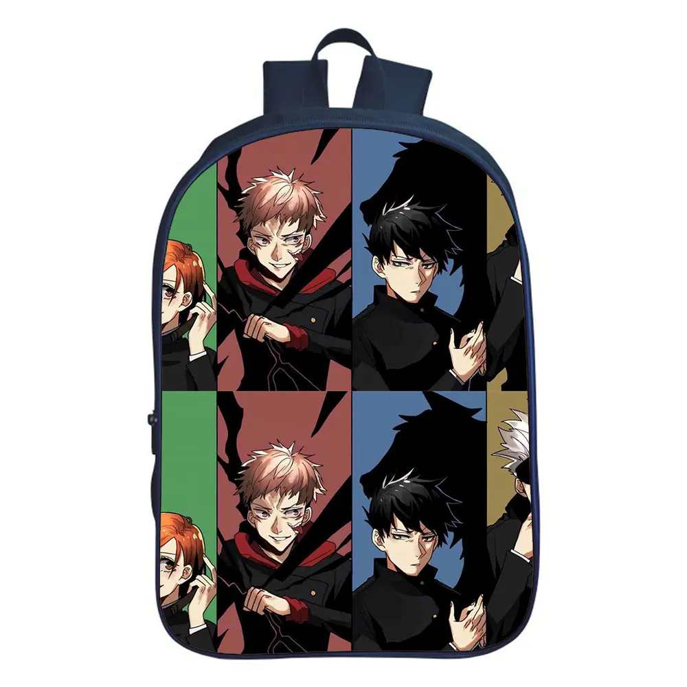 

Jujutsu Kaisen Backpack Anime School Bags Girl Boy Kawaii Bookbag Small Cartoon Itadori Yuji Travel Backpack Kids Fashion Bags