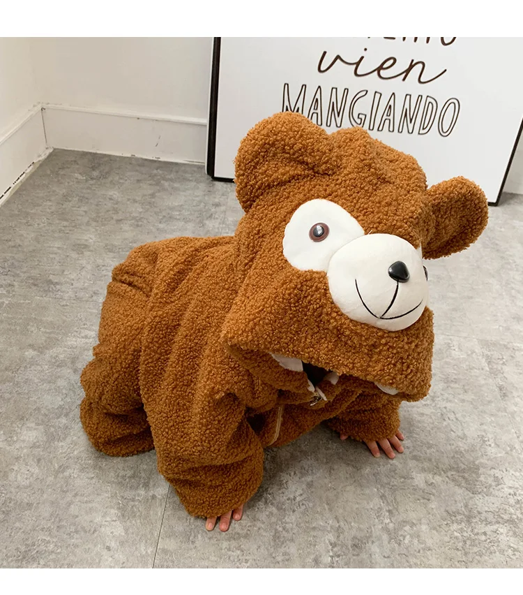 HKSNG зимние детские милые медведи Duffy и Shelliemay комбинезоны кигуруми пижамы костюмы