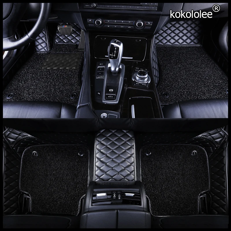 

kokololee Custom car floor mats for Chevrolet Captiva Cruze Sonic Camaro Equinox Sail Spark Aveo Blazer epica Cavalier Trax foot
