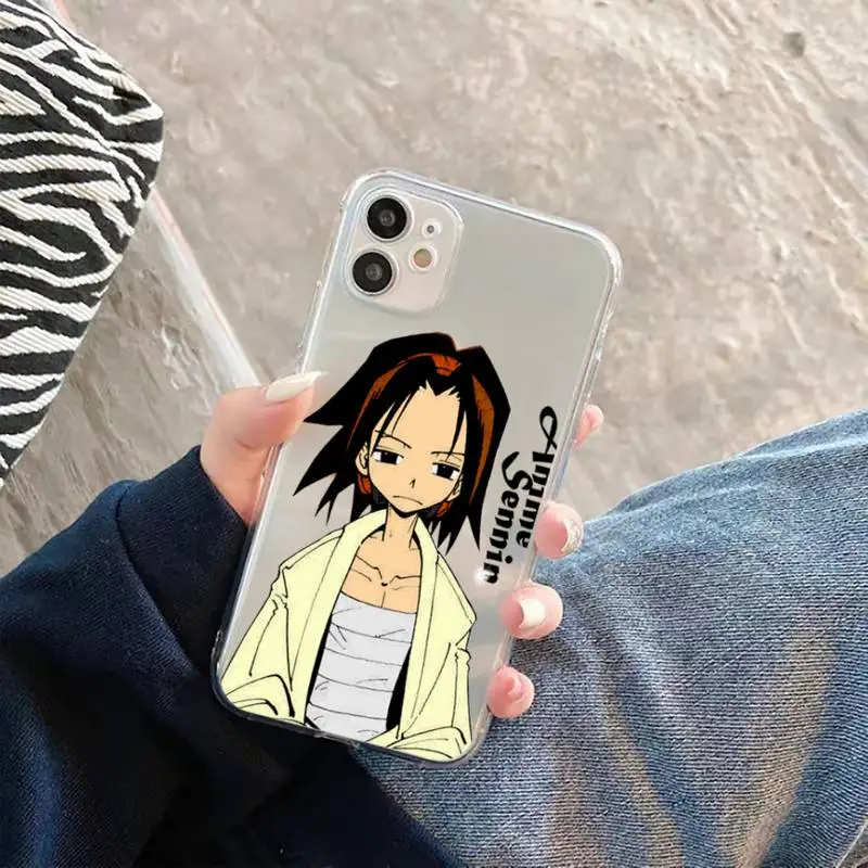 

Anime Shaman King Phone Case Transparent soft For iphone 5 5s 5c se 6 6s 7 8 11 12 plus mini x xs xr pro max