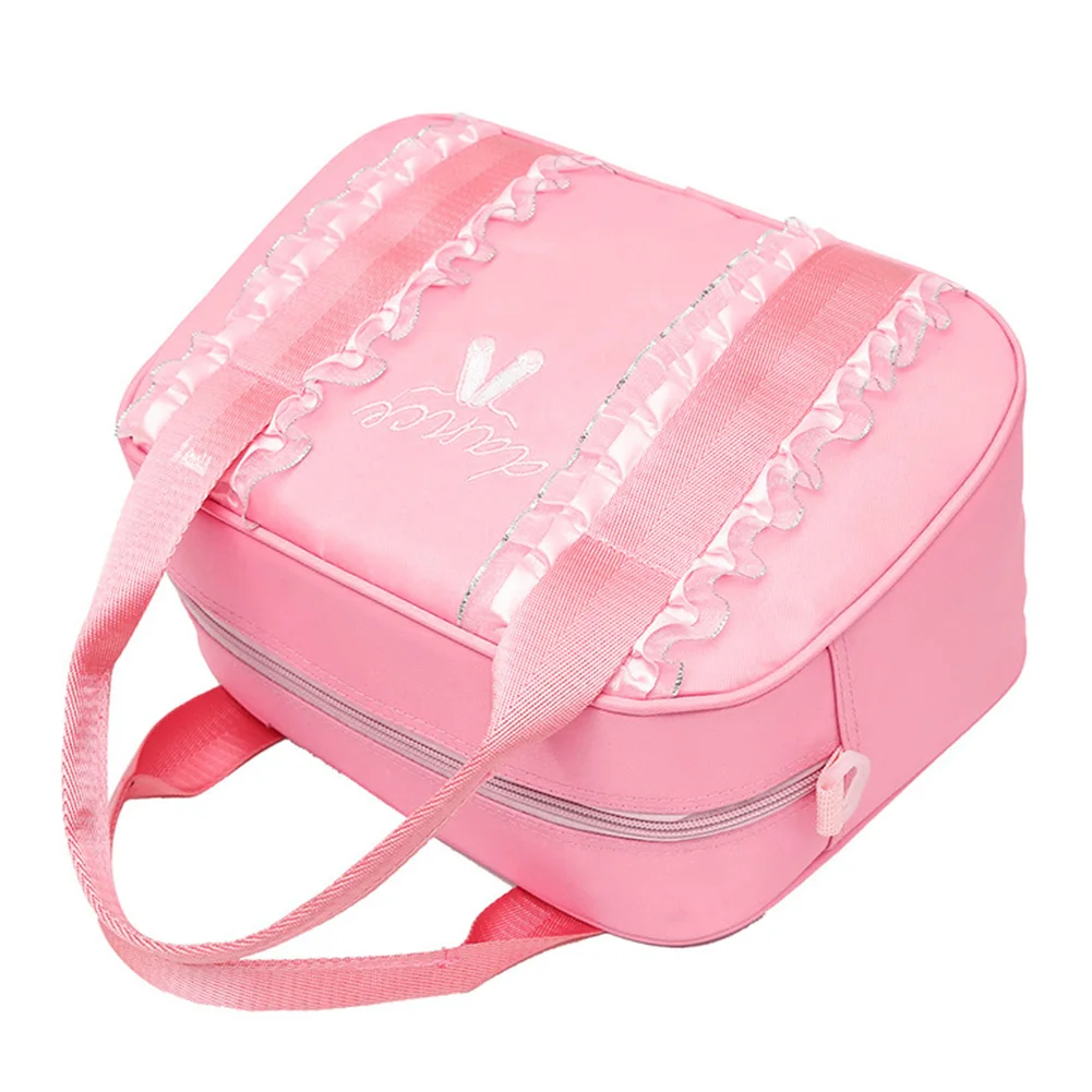 Girl Duffle Bag Handheld Swimming Backpack Large Capacity Picnic Embroidered Tote Outdoor Camping Dance Ballet Accessories | Тематическая