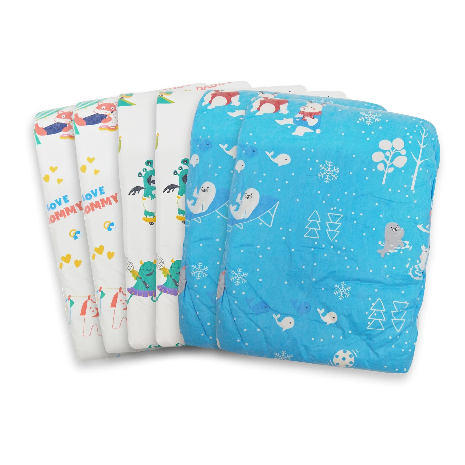 Rainbow Week Diaper ABDL Boy Girl Adult Size 6000ml Absorbtive Elastic Waistline DDLG Dummy Dom 6pcs In A Pack | Красота и здоровье