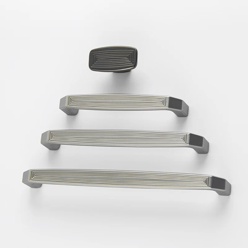 

256mm Modern furniture bathroom kitchen cabinet accessories silver drawer door pull handles for cabinets and drawers
