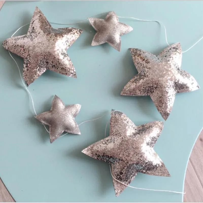 Скандинавская хлопковая подвесная гирлянда со звездами INS украшения лучший