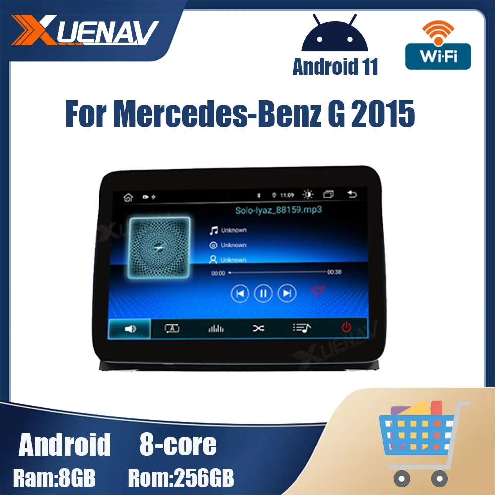 

Автомагнитола на Android 11, с dvd, радио, мультимедиа для Mercedes Benz G 2015, GPS-навигация, Автомагнитола для Benz 256 ГБ CARPLAY