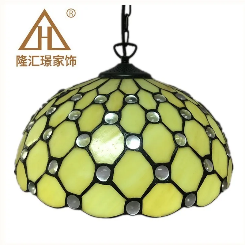 Тиффани лампа-Стрекоза стеклянный абажур подвесной светильник богемский