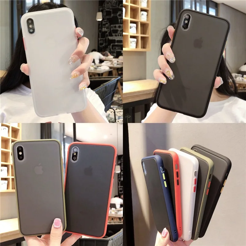Контрастные Чехлы для iPhone 6 6s 7 8 plus x xr xs max 11 pro | Мобильные телефоны и аксессуары