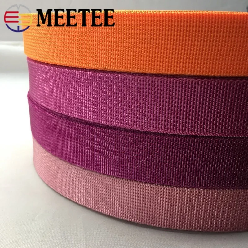 5 м 25 мм 1 толстый черный полиэфирный нейлоновый тесьма рюкзак ленточный ремень
