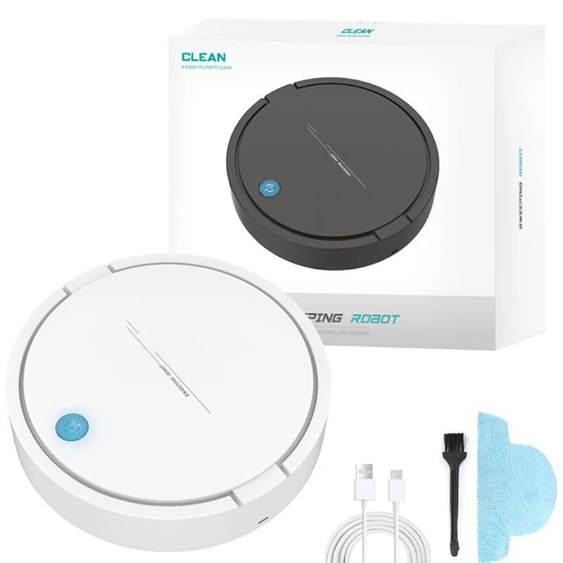 

Automatic Robot 2-in-1 Smart Wireless Sweeping Vacuum Cleaner Dry Wet Cleaning Machine Charging Intelligent Vacuum Cleaner