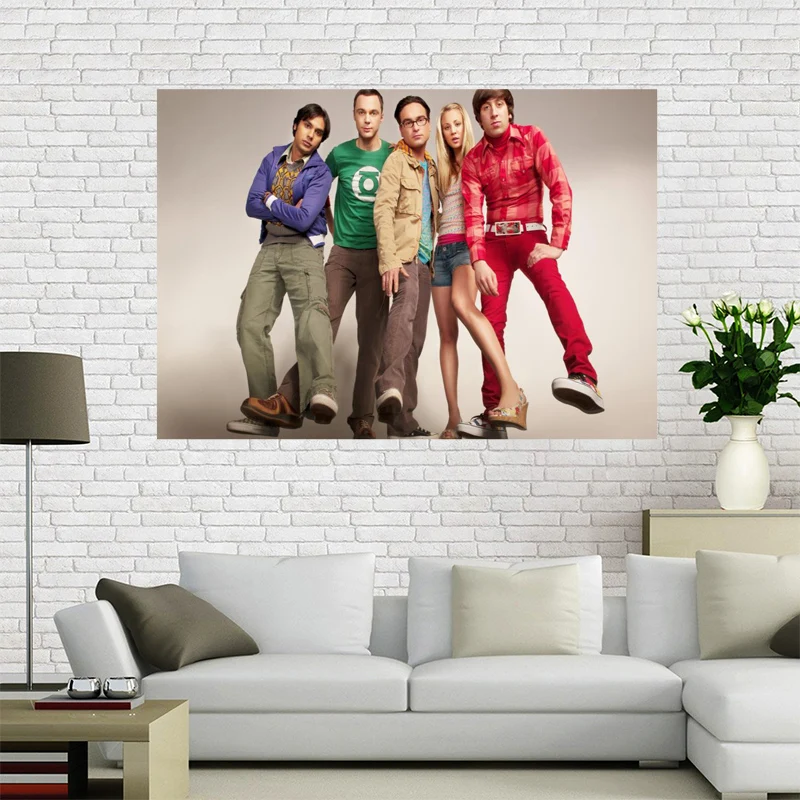 Новое поступление персонализированный текстильный постер Big_Bang_Theory для