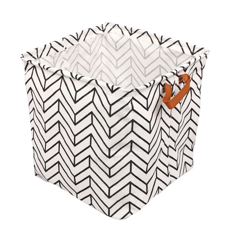 

Household Supplies Fabric Foldable Linen Basket Clothes Dirty Laundry Household Dirty Clothes Basket Large capacity