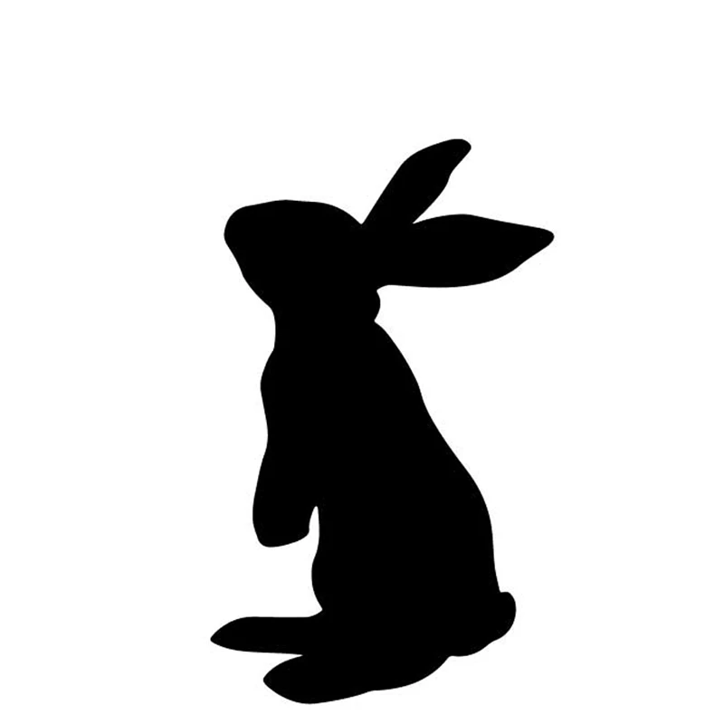 

LLY-1428 Cute Bunny Modeling Cars Applique PVC Fashion Auto Window Decoration Cover Scratch Waterproof Sunscreen Car Sticker