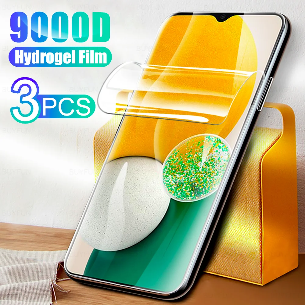 

Мягкая Гидрогелевая пленка для Samsung A13 5G, 3 шт., 6,5 дюйма, Защита экрана для Samsung A13 SM-A136U, прозрачная защитная пленка, не стекло