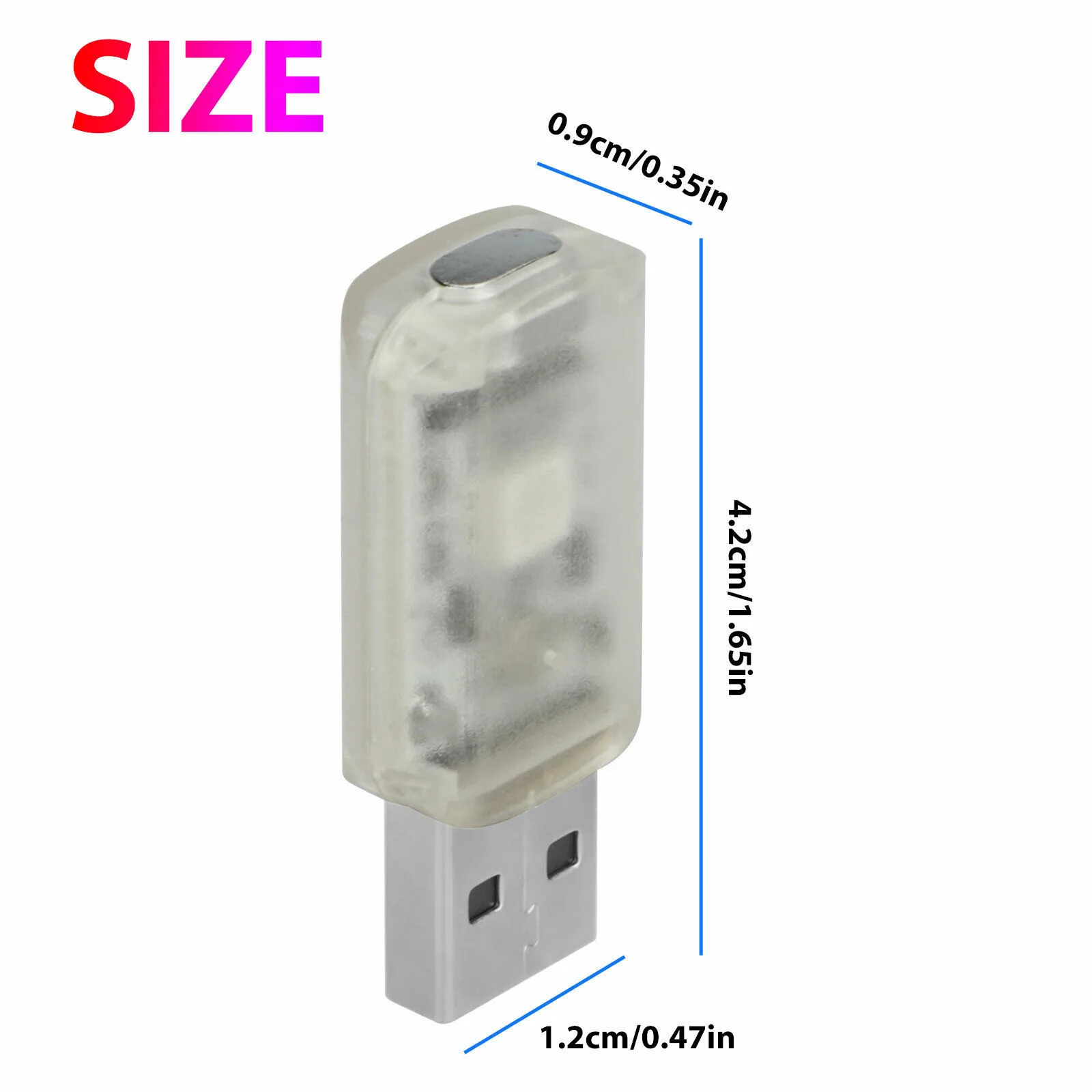 Автомобильный светильник 7 в 1 с сенсорным управлением и музыкой |