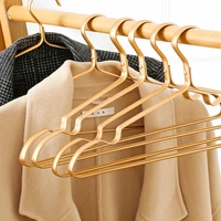 10pcs coat hangers aluminium alloy clothes hanger anti slip drying rack wardrobe space saver clothing storage rack clothes horse