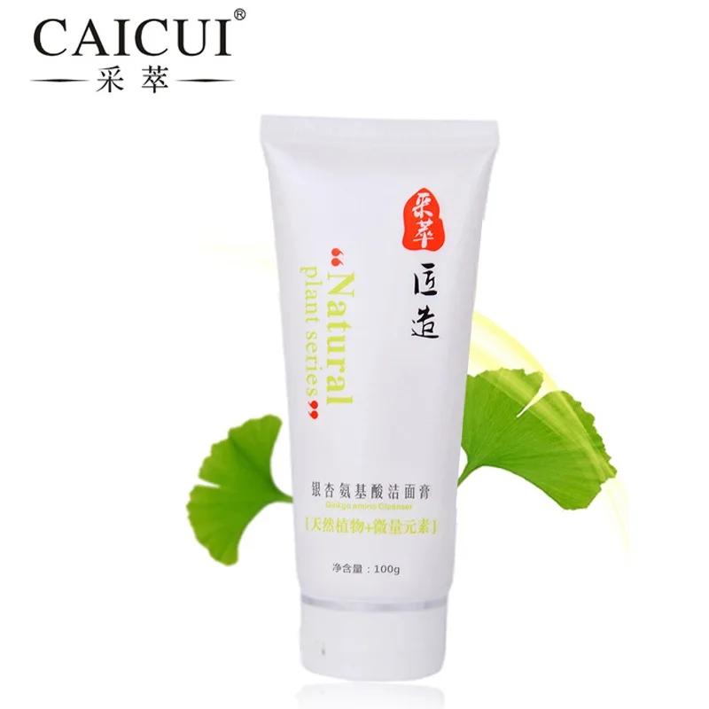 

Очищающий крем-гель CAICUI с аминокислотой для очищения пор, отбеливающий увлажняющий уход за лицом, контроль за маслом, уход за кожей