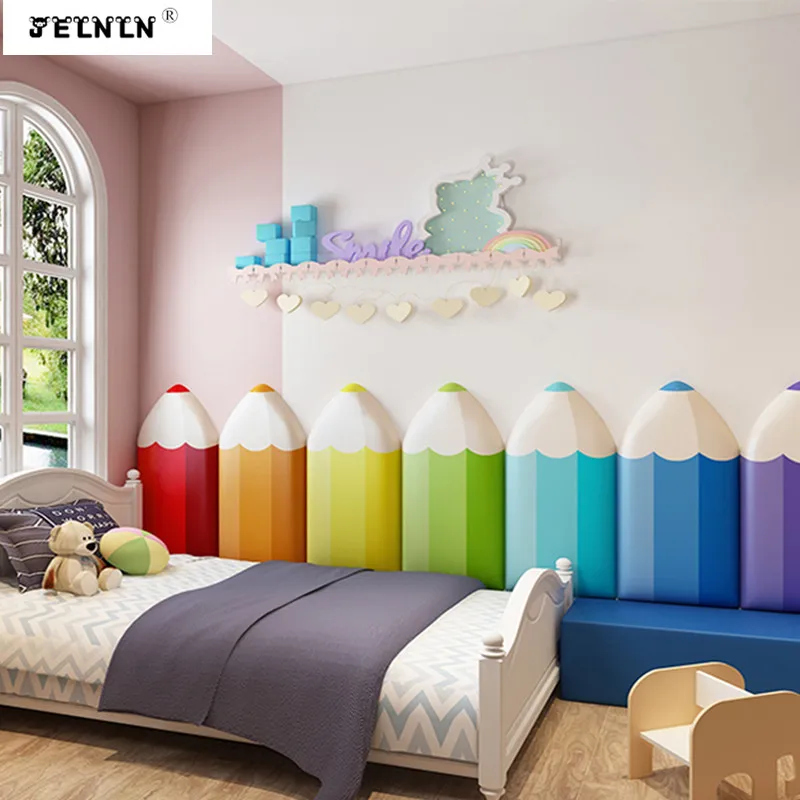 Настенная Подушка с рисунком карандаша украшение для детского сада наклейка на