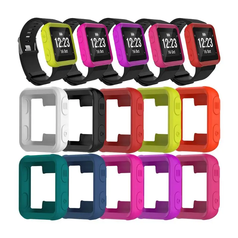 1 шт. Новый смарт-защитный чехол OOTDTY силиконовый для Garmin Forerunner 35 подходящих S20