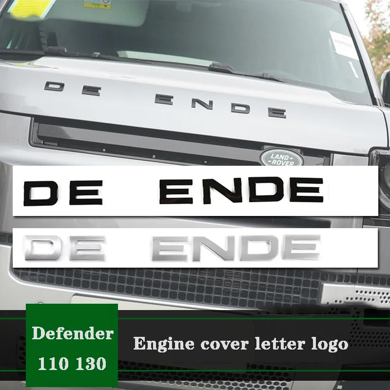 

Car Original Logo Metal Replacement Sticker For Land overDefender110130 2020 ABS Front Back Trunk Logo Replace Emblem Stickers