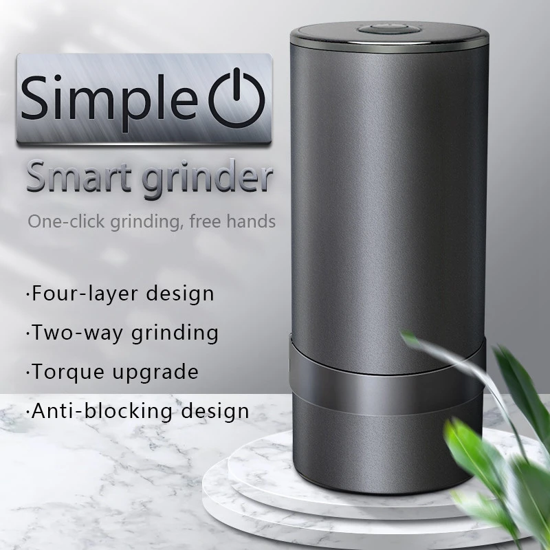 Kaufen Neue Elektrische Spice Grinder 4 Schichten Rauch Tabak Schredder Rauchen Werkzeug Zubehör Gadgets Für Männer Geschenk