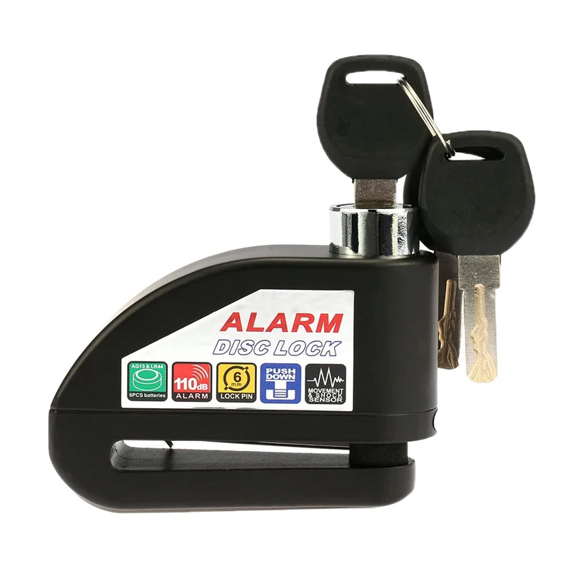 Универсальная Водонепроницаемая Блокировка диска тормозного для мотоцикла