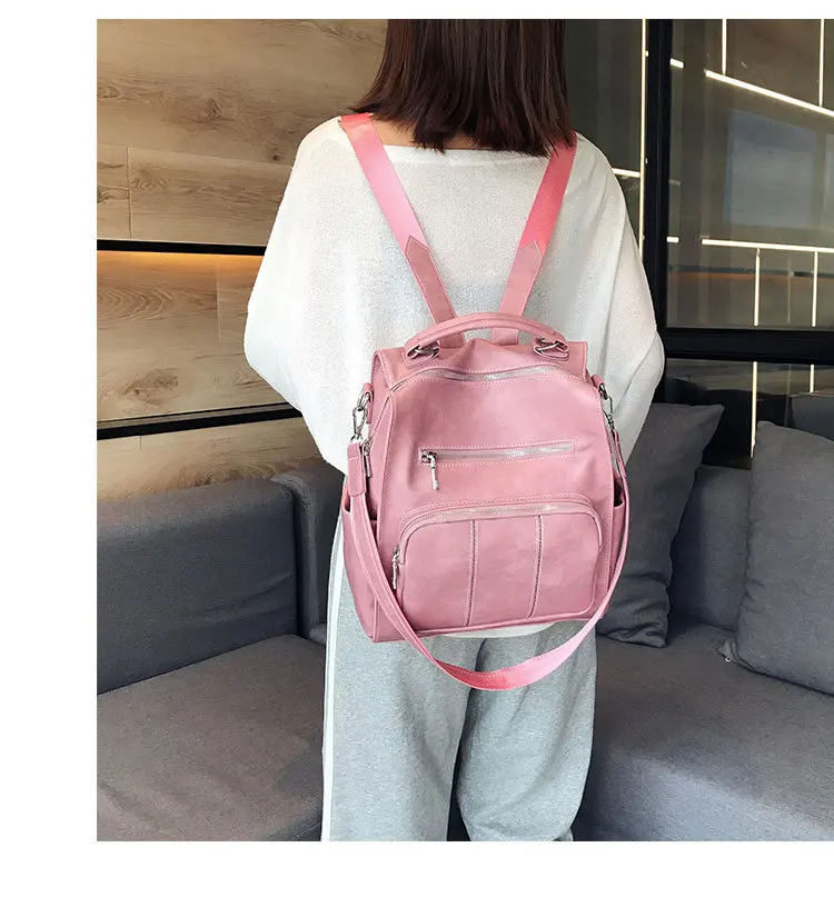 Mochila Feminina рюкзак кожаный школьный рюкзак для девочек плотная большой вместимости рюкзак для девочек функциональный рюкзак женская сумка