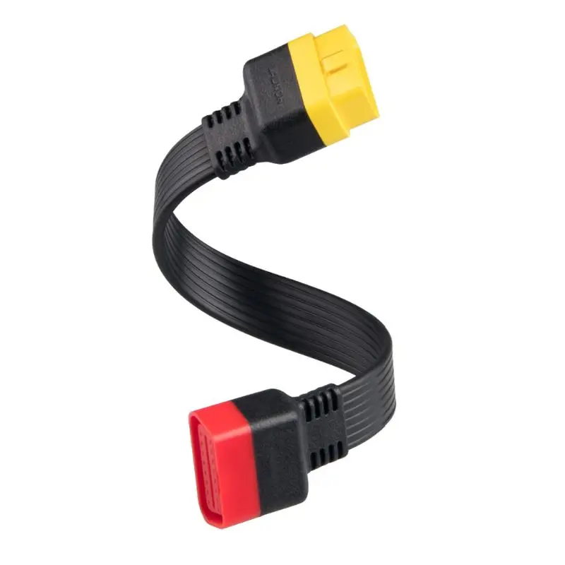 

36cm Car OBD Extension Cable for X431 2 Diagnostic Adapter Wire 16Pin OBDII Male to OBD2 Female Extended Connector