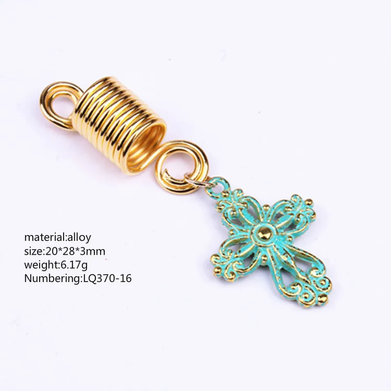 5 шт./упак. металлический Весенняя подвеска дредлоки для увеличения объема бусины