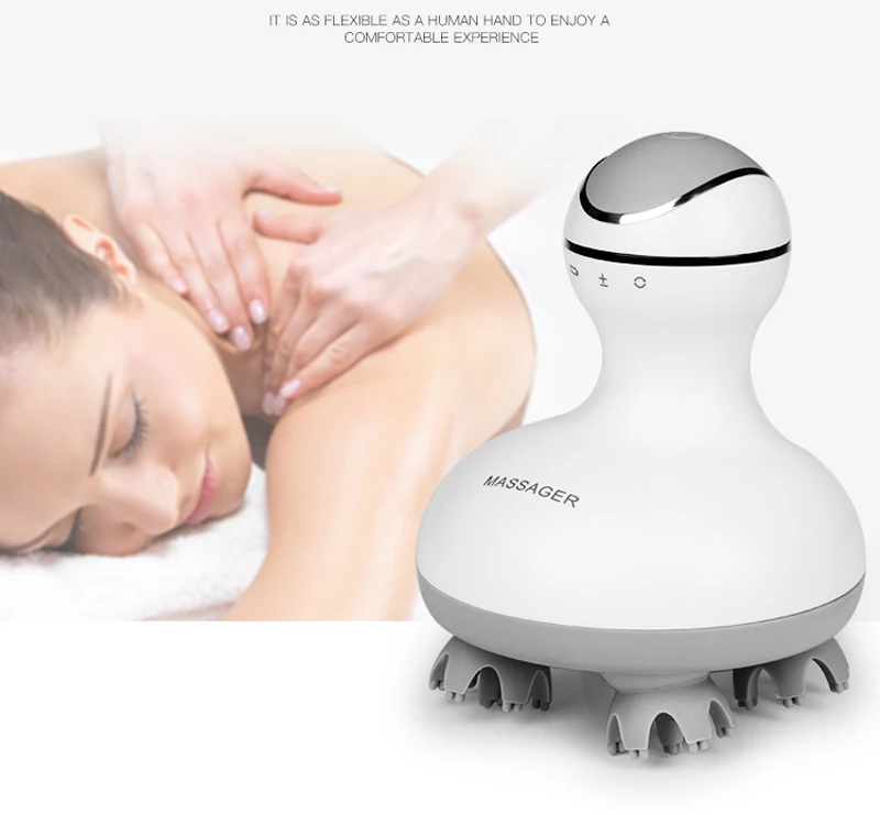 Умный 4d массажер для головы Электрический точки давления снятия стресса