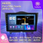 4G Lte Android 10 6 + 128G Автомагнитола мультимедийный видеоплеер для LADA Granta Cross BA 3 2018 2019 навигация GPS WIFI BT Carplay