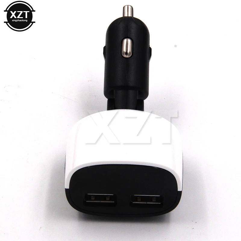 Автомобильное зарядное устройство с двумя USB портами 5 В 2 4 А + 1 А| |