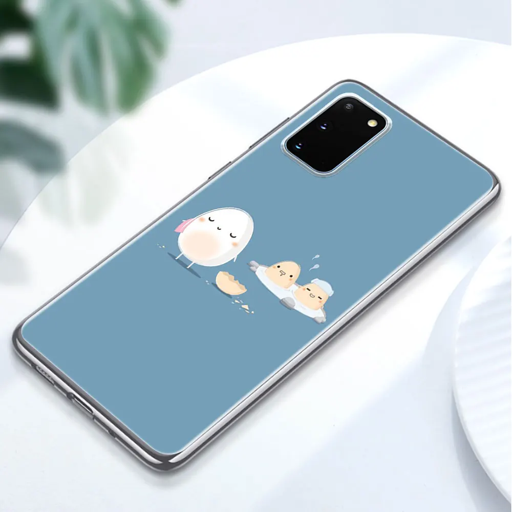 

Egg Sushi Case for Samsung Galaxy S21 S20 S9 S10 S8 Plus Ultra S10e A50 A51 A71 A70 A20E A21S A40 NOTE 20 10 9 8 plus Soft TPU