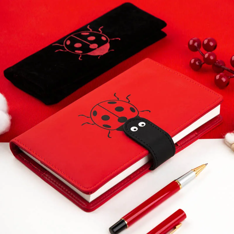 Милый блокнот A6 Обложка Семь звезд божья коровка журнал ежедневник планировщик