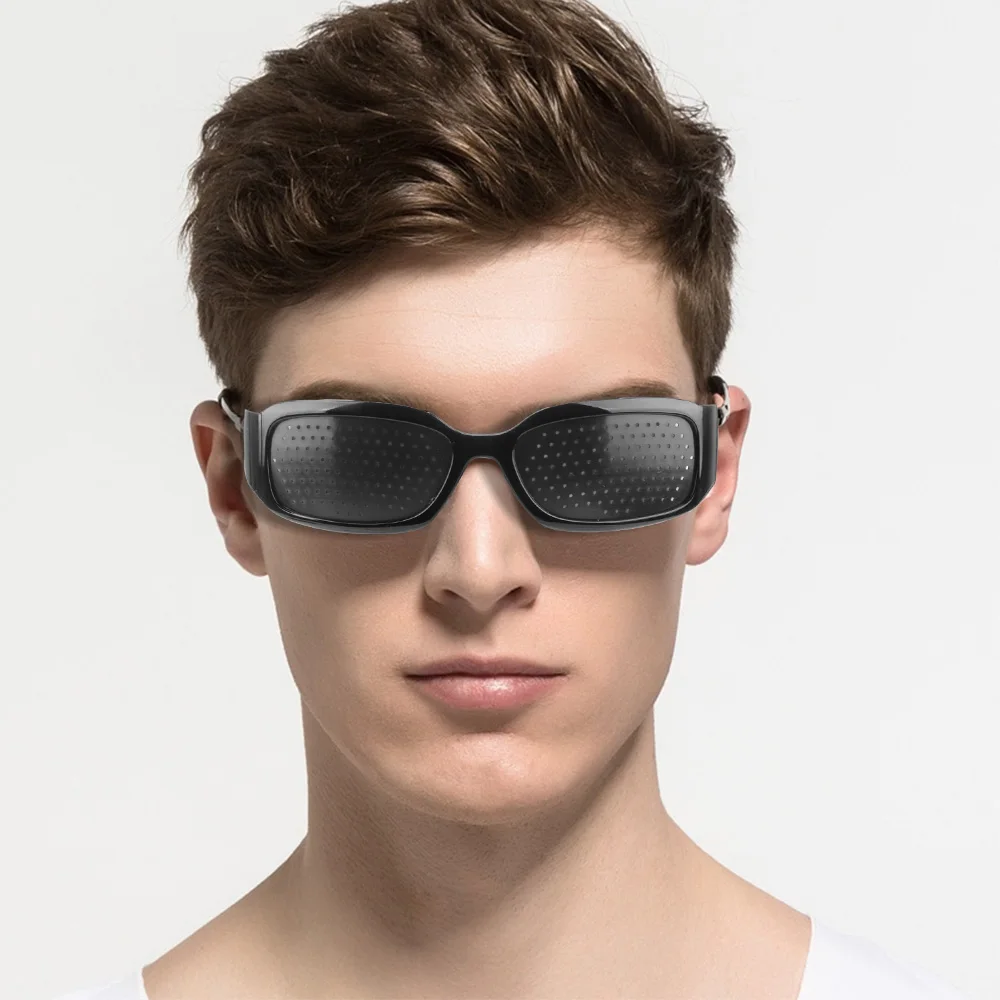 

Eyesight Improvement Pinholes Glasses Eye Exercise Eyeglasses Motorcycle Glasses Anti-fatigue Eye Protection Glasses