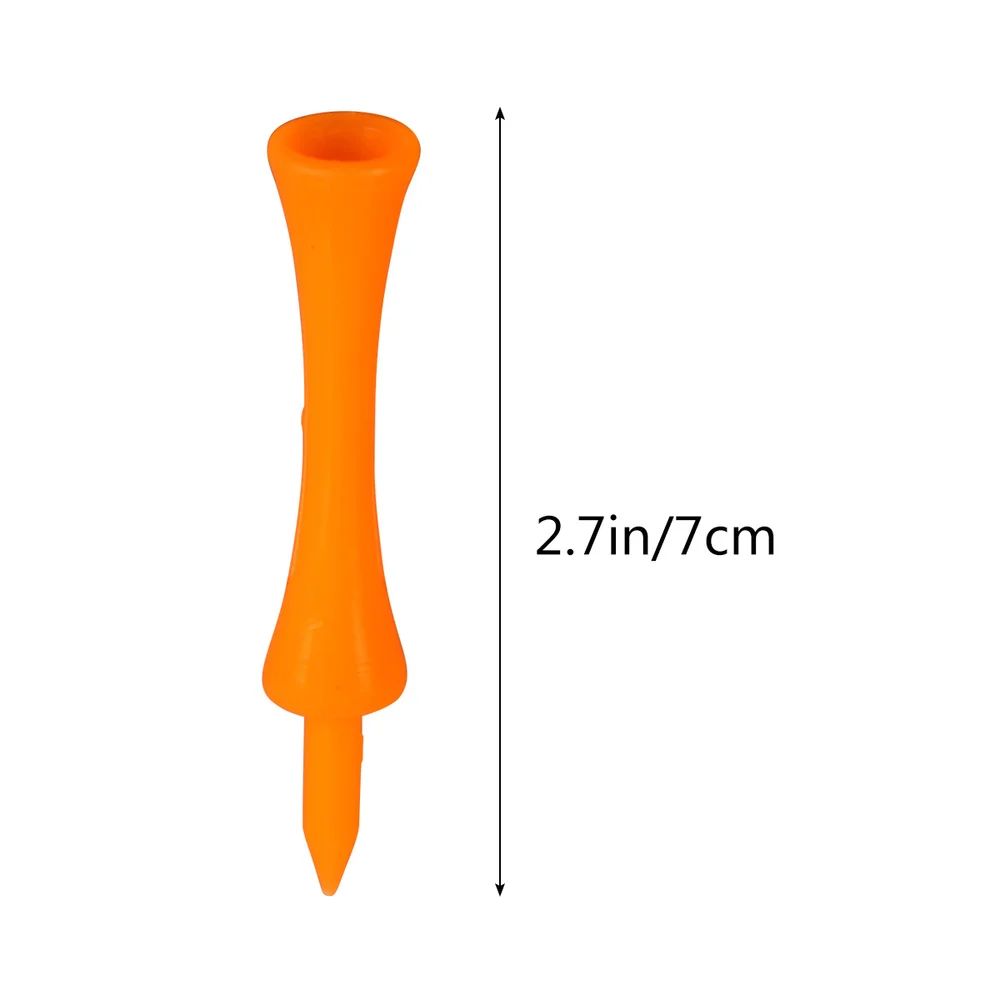 

50pcs 70mm Large Castle Tees (Orange)