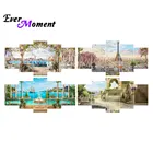 Набор для алмазной вышивки Ever minute, 5 панелей, живописные наборы ручной работы, Подарочная картина с пейзажем, 1M043