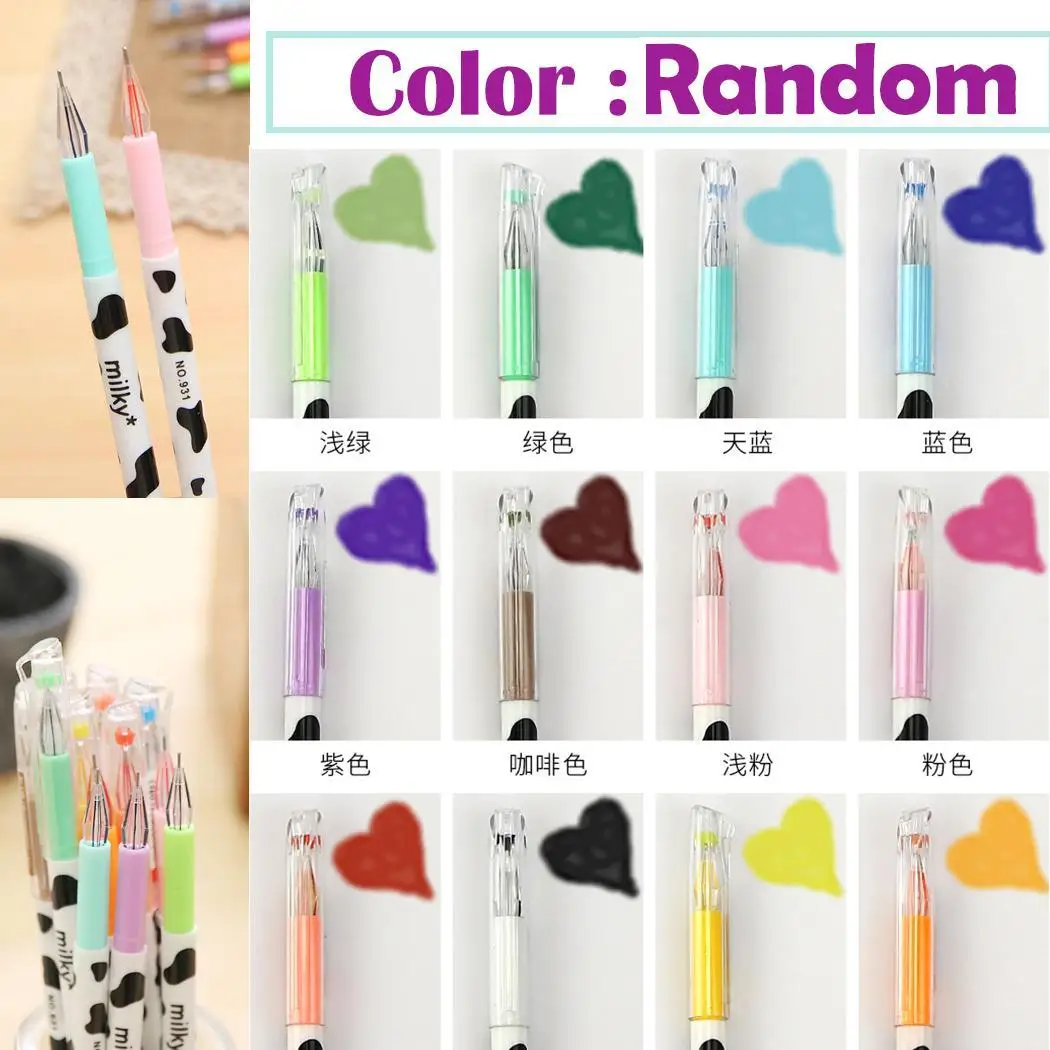 Новые детские гелевые ручки для мальчиков и девочек с мультяшными принтами 17 см/6