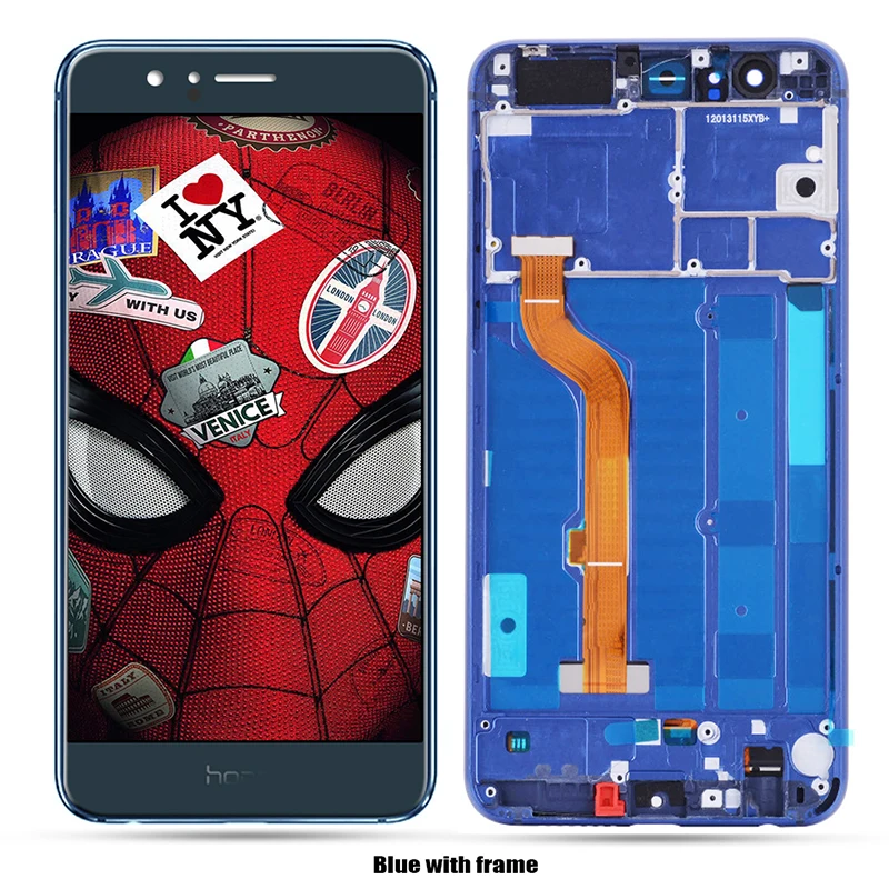 Для Huawei Honor 8 ЖК-дисплей сенсорный дигитайзер в сборе для 5 2 дюйма FRD-L19 L09 с рамкой