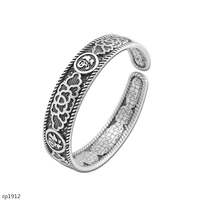 kjjeaxcmy boutique jewelrythai silver hand ornaments foot silver 999 sterling silver jewelry womens flower bracelet