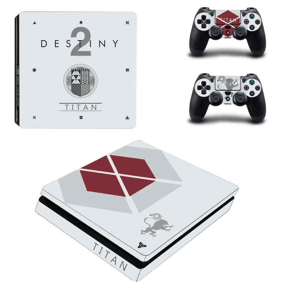 PS4 Slim sticker s Destiny 2 Play station 4 Виниловая наклейка для кожи Pegatinas playstation консоль и