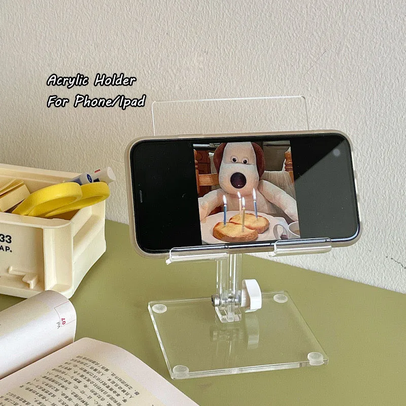 sharkbang portable acrylic adjustable holder for pad mobile phone tablet pc notebook books transparent stand holder accessories free global shipping