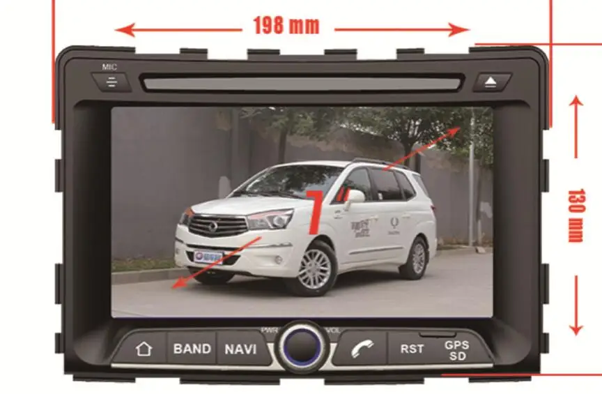 2 DIN 1024*600 Android 8 0 Автомобильная dvd навигационная система плеер безграфный