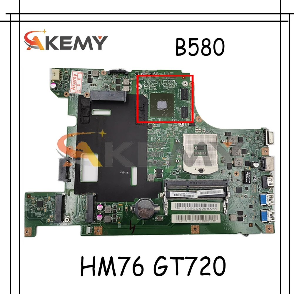 

Материнская плата Akemy 48,4te05. 011 для ноутбука Lenovo B580 V580C B590, материнская плата FRU 90003415 90003416 HM76 GT720